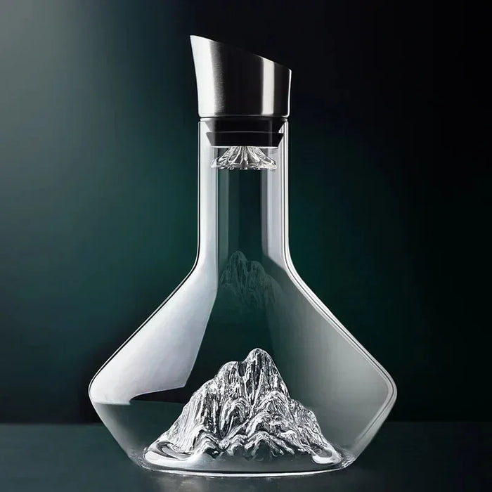 1500ml Karafka Iceberg Kreatywna Wysokiej Jakości Kryształ Bez Ołowiu Luksusowy Dystrybutor Wina Czerwonego Karafka do Wina