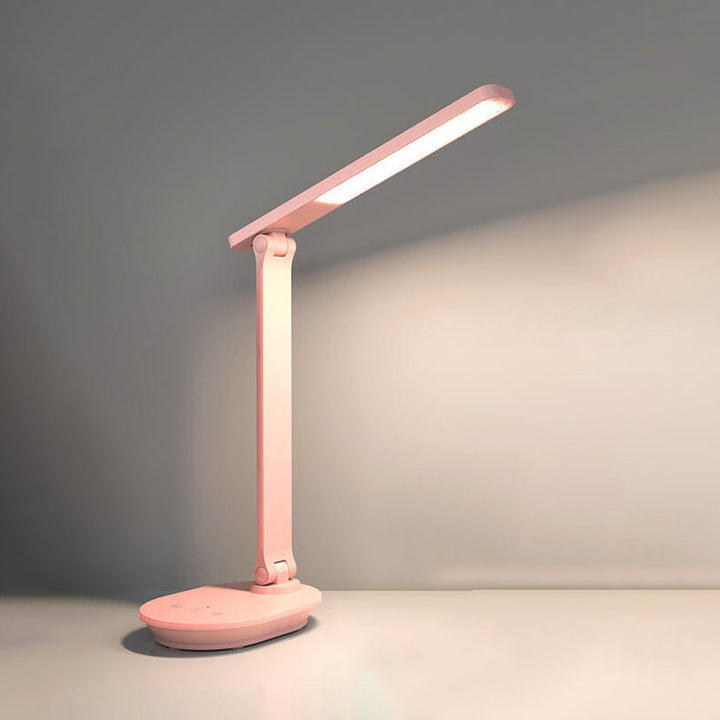 Nowoczesna Podwójna Składana Lampa Biurkowa LED Bezprzewodowa z Ładowaniem