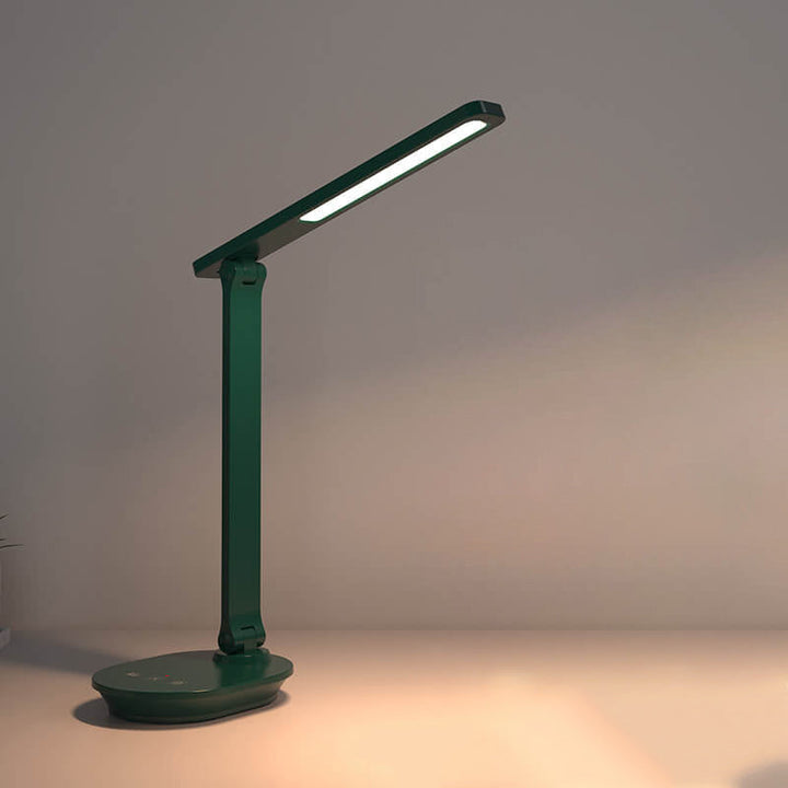 Nowoczesna Podwójna Składana Lampa Biurkowa LED Bezprzewodowa z Ładowaniem