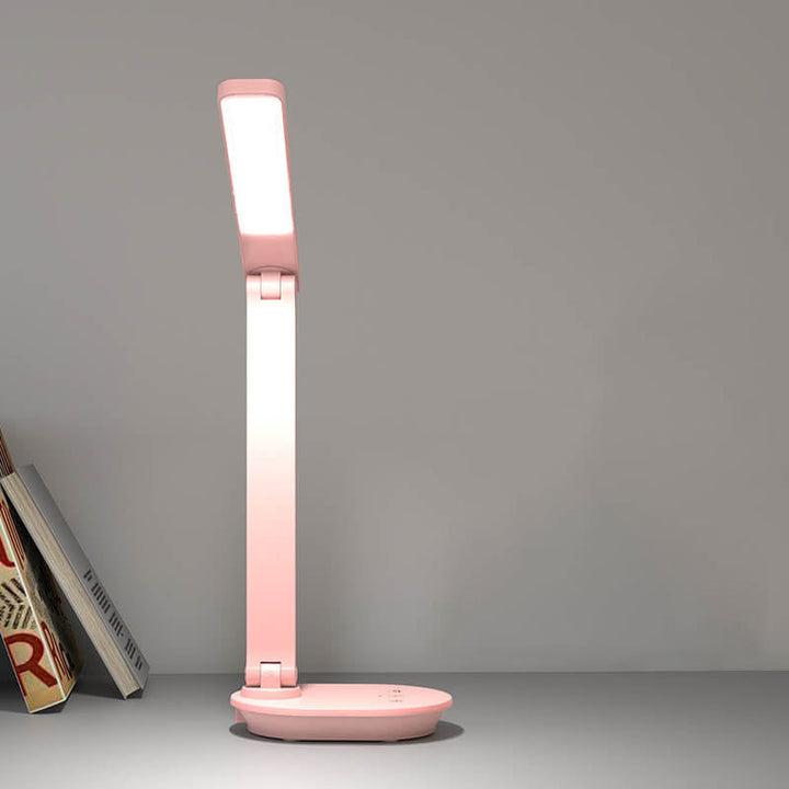 Nowoczesna Podwójna Składana Lampa Biurkowa LED Bezprzewodowa z Ładowaniem
