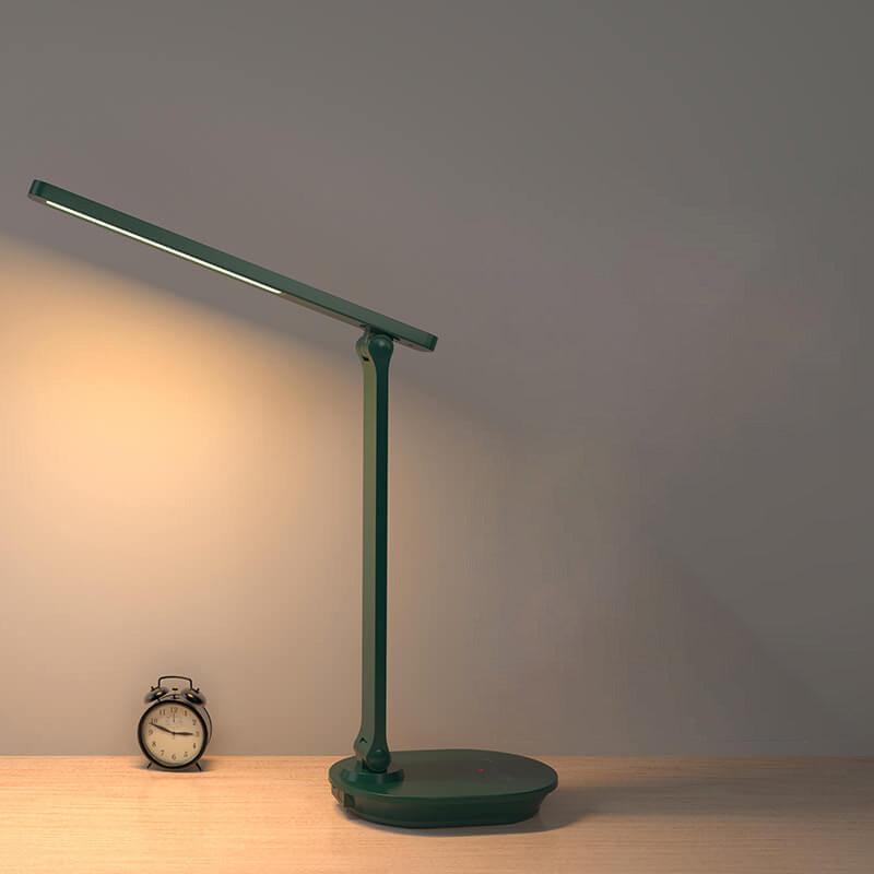 Nowoczesna Podwójna Składana Lampa Biurkowa LED Bezprzewodowa z Ładowaniem
