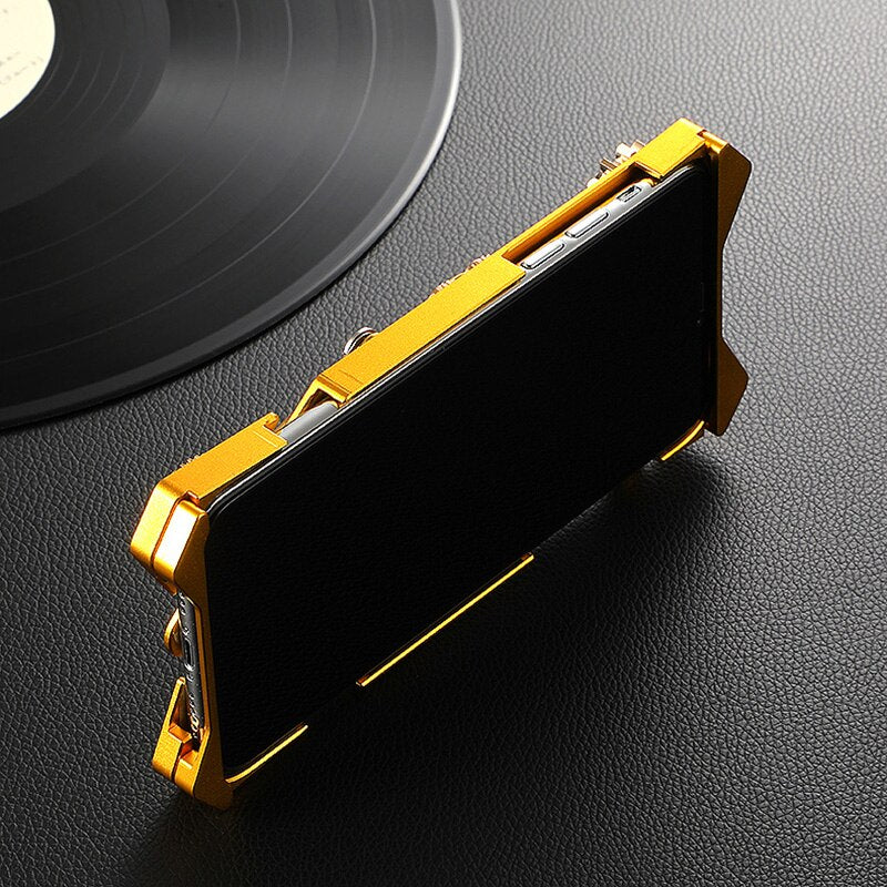Mechaniczna Czaszka w Stylu Cyberpunk - Etui na iPhone