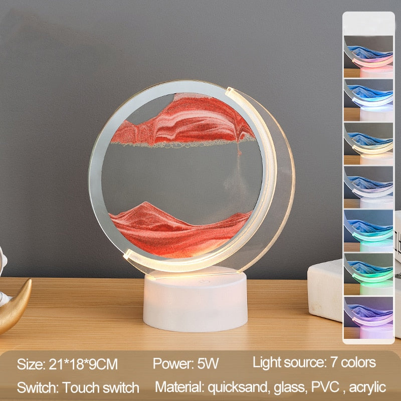 Księżycowa Lampa Nocna Sand Serenity