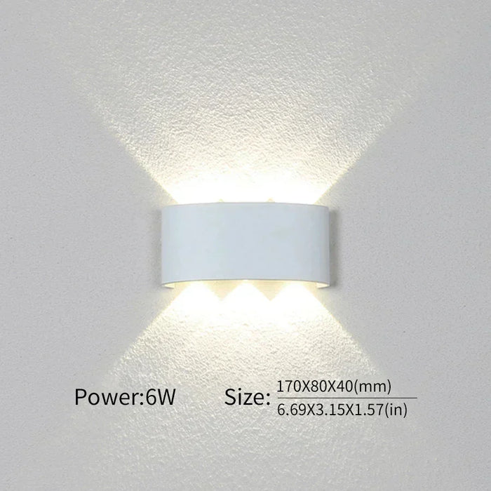Nowoczesne oświetlenie, wewnętrzne lub zewnętrzne: Wszechstronna lampa ścienna LED