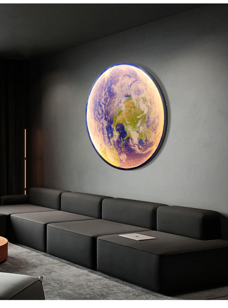 3D LED Lampa Sufitowa lub Ścienna Księżyca lub Ziemi