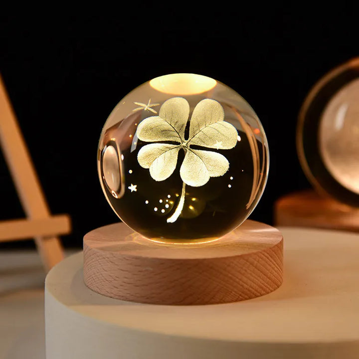 Świecące 3D Kryształowe Lampy Nocne – Unikalne Prezenty na Każdą Okazję