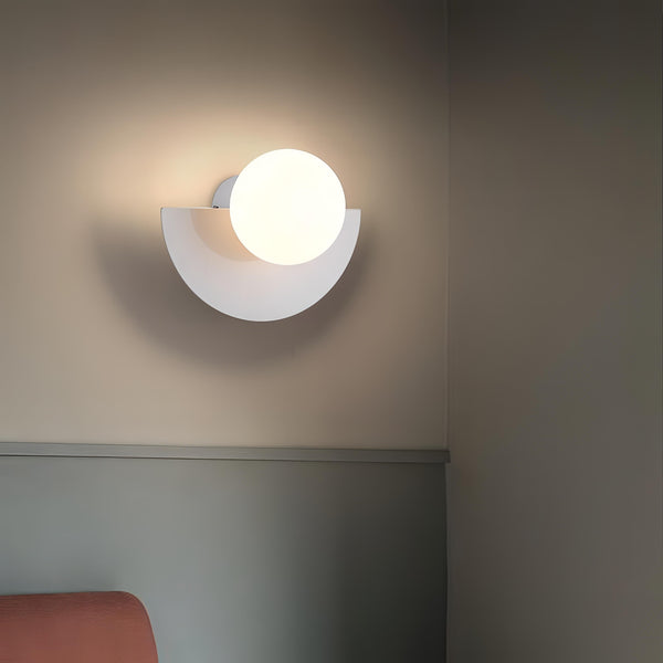 Everest - Półokrągła Lampa Ścienna Nordic