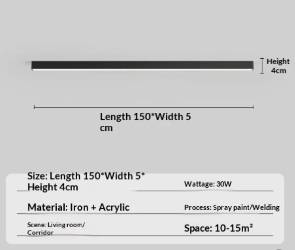 Svelte Linear Outdoor Wall Light IP65