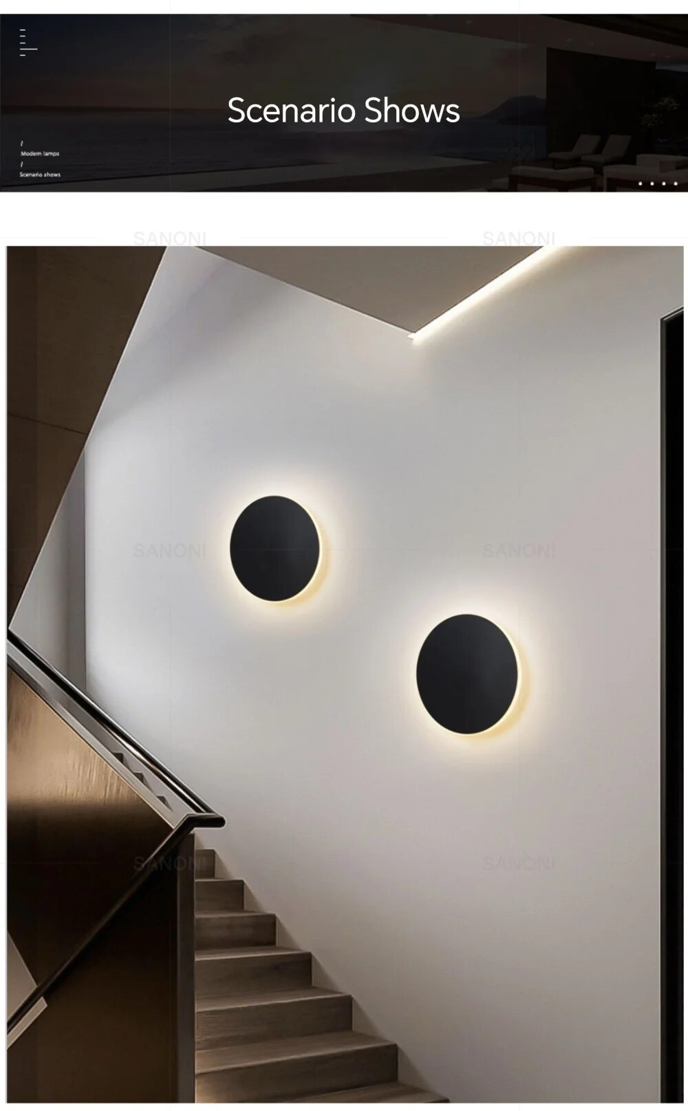 Sleeksphere – Okrąła Lampa LED na Ścianę
