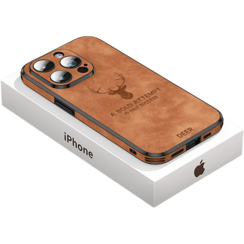 Skórzana Etui na iPhone z Ochroną przed Uderzeniami i Eleganckim Designem