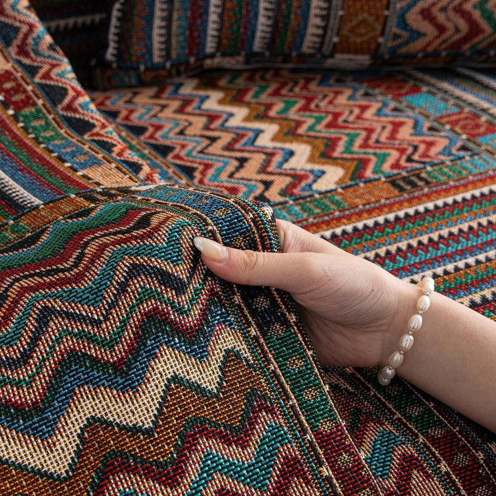 Pokrowiec na sofę Aurora Stripes Boho