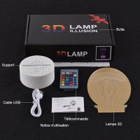 3D Lampa Gra o Tron Dom Targaryen