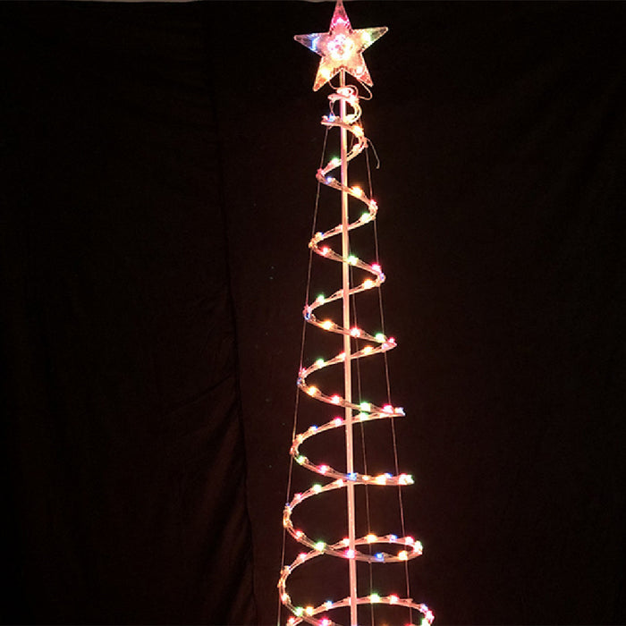 Otoviz Spiralna choinka LED 180 cm z gwiazdą na czubku