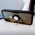 Etui na iPhone z włókna węglowego z magnetycznym pierścieniem