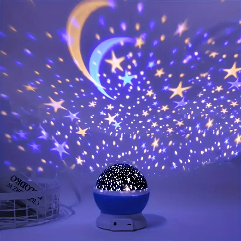 Lampa Nocna Projektor Gwiazd - Luna
