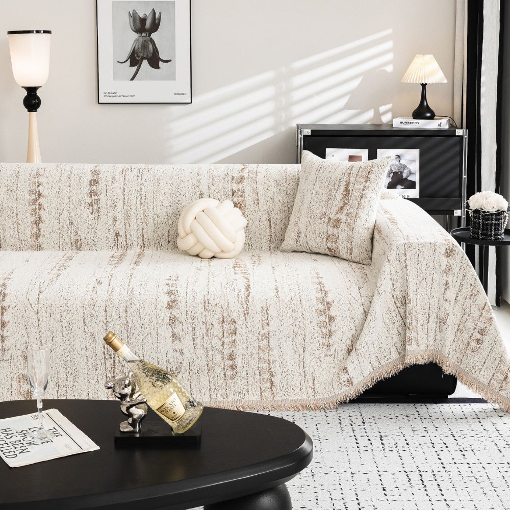 CHENILUX – Elegancki Pokrowiec na Sofę z Chenille dla Ochrony i Stylu