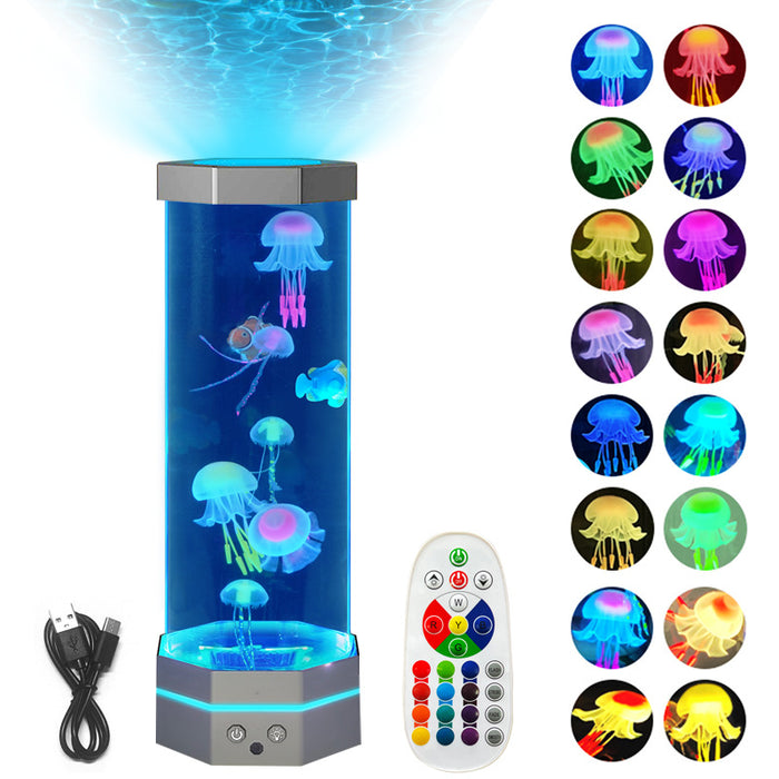 Otoviz Lampa akwarium z meduzami i 17 kolorami światła