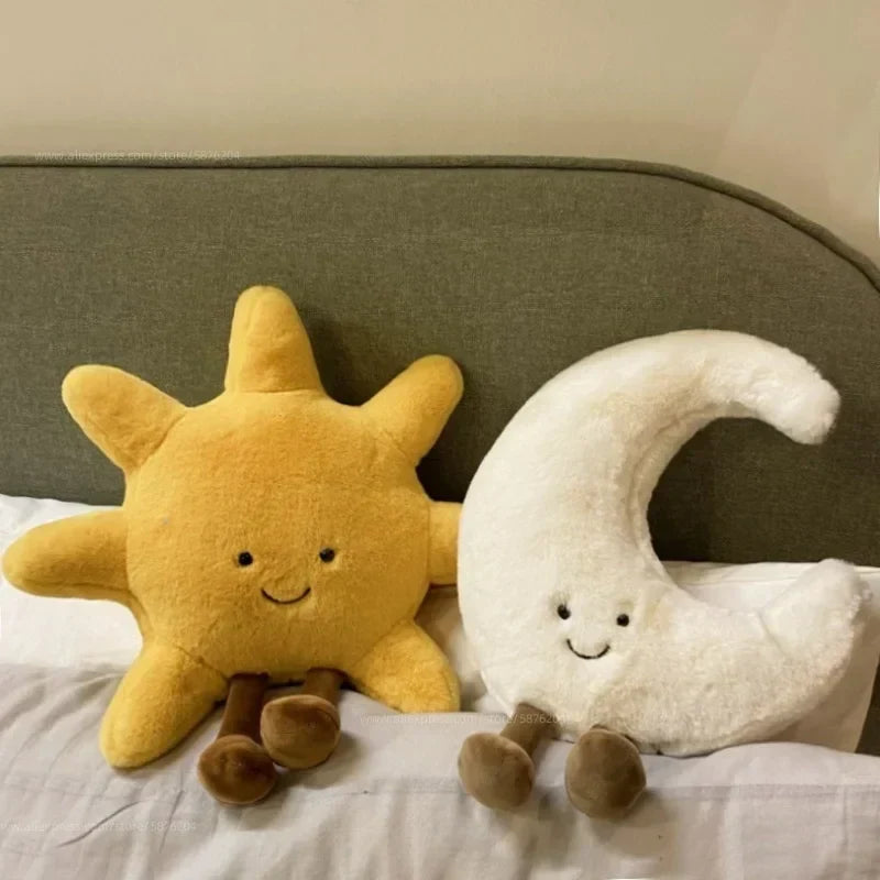 ClimateCuddle | Poduszka Pluszowa z Motywem Pogody