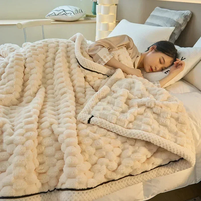 CozyTurt | Koc Velvet Żółw