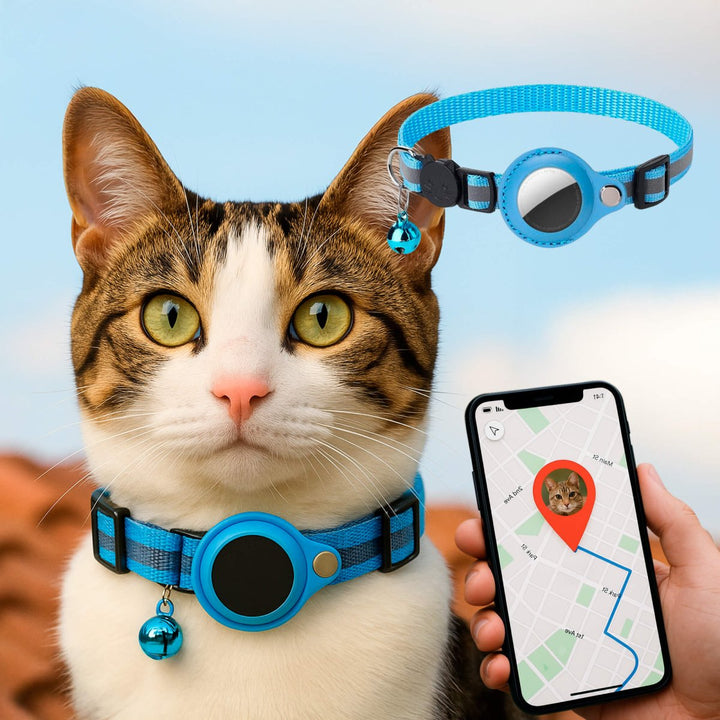 FELITRACK – Obroża GPS dla kota z odblaskowym wzorem