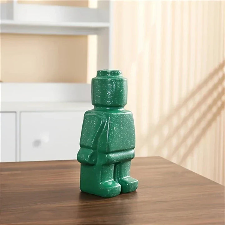 Wazon Lego wykonany z ceramiki