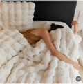 PlushCozy | Sztuczny futerko zimowy koc