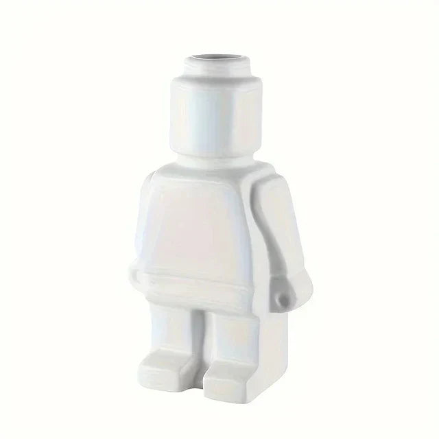 Wazon Lego wykonany z ceramiki