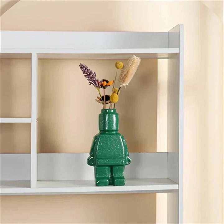 Wazon Lego wykonany z ceramiki