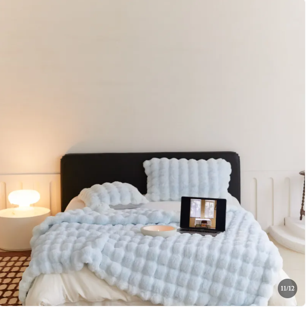 PlushCozy | Sztuczny futerko zimowy koc