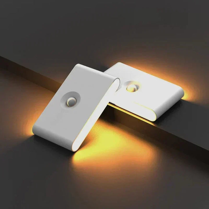 Bezprzewodowe lampki LED nocne z czujnikiem ruchu | Ładowane przez USB | Miłe ciepłe światło