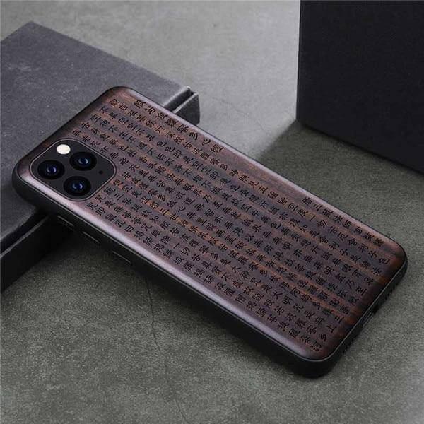 Luksusowa Elastyczna Etui na iPhone'a z Drewna