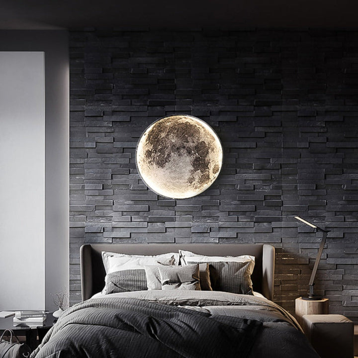 3D LED Lampa Sufitowa lub Ścienna Księżyca lub Ziemi