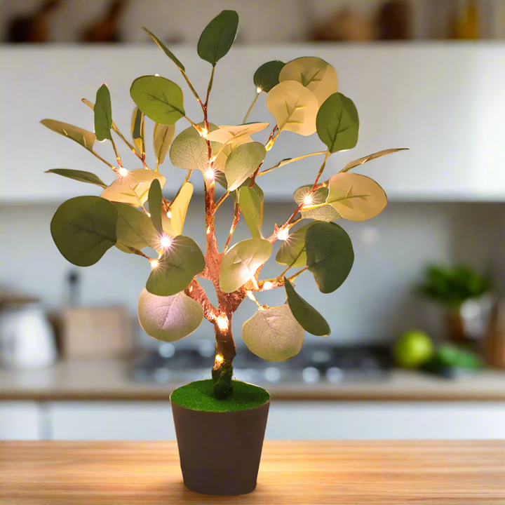 BranchGlow - LED Nocna Lampa z Świątecznymi Gałązkami