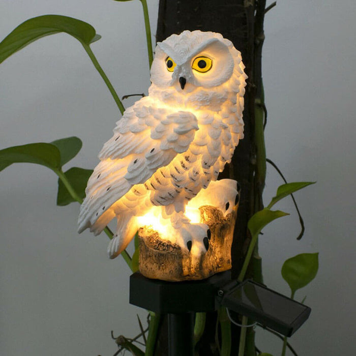 Barter | Lampa ogrodowa sowy z energią słoneczną