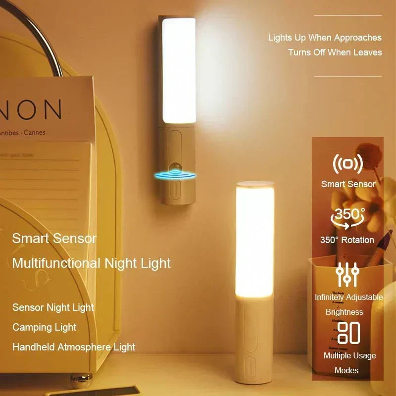 Inteligentna Nocna Lampa LED z Czujnikiem Ruchu - Lumos