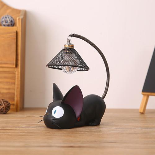 Mała Czarna Kotka Nocna Lampa