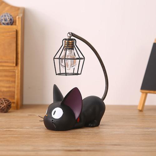 Mała Czarna Kotka Nocna Lampa