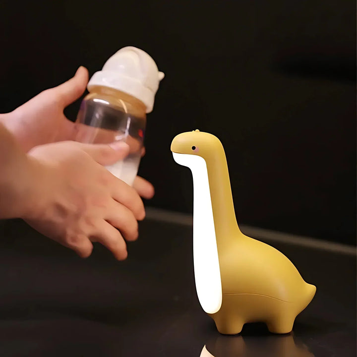 LED Dinozaur Nocna Lampa dla Dzieci – Delikatne Światło na Spokojne Noce